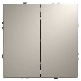 Выключатель с самовозвратом двухклавишный Voltum S70 VLS020603