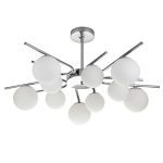 Люстра на штанге Escada Sphere 642/10P Silver