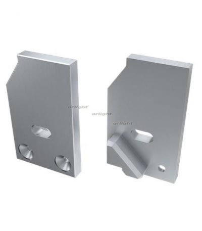 Заглушка Arlight 026734 для ALM-GLASS-10 левая с отверстием