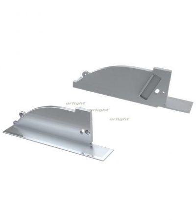 Заглушка Arlight 026792 для ALM-ARC-SINGLE серая правая с отверстием