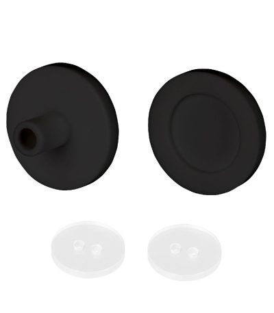 Заглушка Arlight ARL-MOONLIGHT-ROUND-25-CAP-SIDE-SET-BLACK 047068