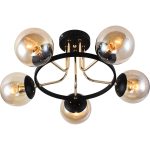 Люстра на штанге Reluce 01344-0.3-05 BK+FGD