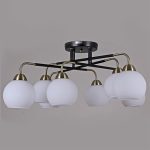 Люстра на штанге Illumico IL0252-8CSQ-79 BK AB