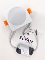 Встраиваемый светильник Elvan VLS-109SQ-7W-WW-Wh