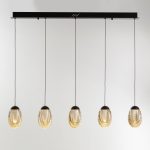 Подвесной светильник Delight Collection MD25090022-5B matt black/champagne