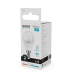Лампа светодиодная Gauss E14 12W 4100K матовая 53122