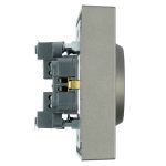 Розетка 2-местная с защитной шторкой Stekker Эмили с/з 250В 16А RST16-5114-09 антрацит soft touch 49934