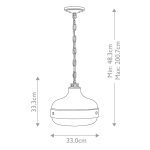 Подвесной светильник Feiss Cadence FE-CADENCE-2P-MB