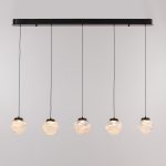 Подвесной светильник Delight Collection MD25030003-5B matt black/clear