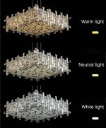 Подвесная люстра Delight Collection P7838-W80 chrome