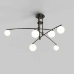 Люстра на штанге Delight Collection 8119P/6 black