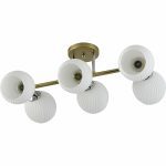 Потолочная люстра Reluce 01375-0.3-06 GOLD+CR