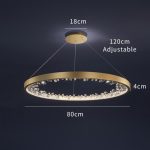 Подвесная люстра Delight Collection XD-80 gold