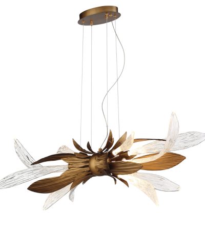 Подвесная люстра Delight Collection RP168416-11 bronze/clear