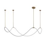 Подвесной светильник Delight Collection 10521P brass/white