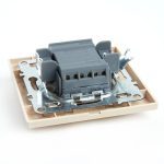 Переключатель 2-клавишный Stekker Эрна 39920