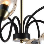 Люстра на штанге Reluce 01270-0.3-06B BK+AB