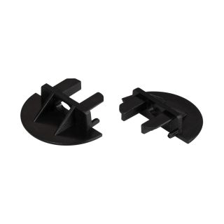 Заглушка Arlight для MIC-FS-R черная с отверстием 047224