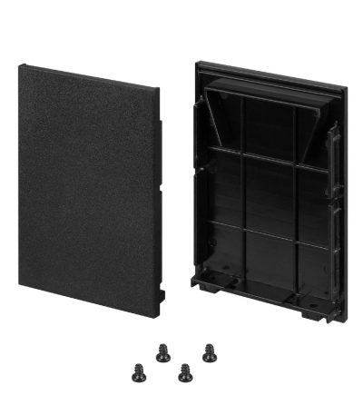 Заглушка Arlight LINE-5075-HONEYCOMB BLACK глухая 044882