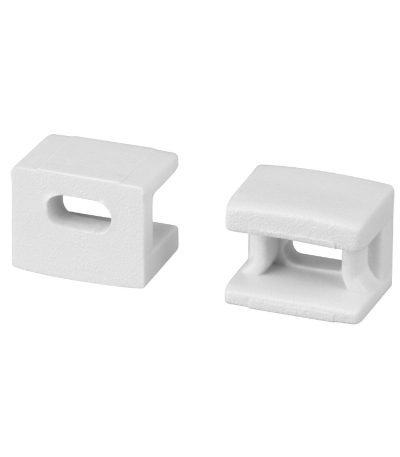 Заглушка Arlight PLINTUS-FANTOM-BENT WHITE с отверстием 043898