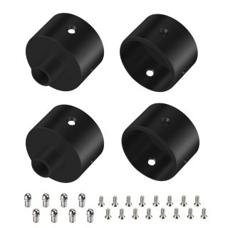 Заглушка Arlight WPH-FLEX-D22-360deg BLACK ALU с отверстием 049940