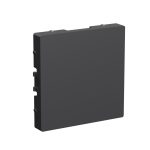 Заглушка без суппорта для многопостовых рамок Systeme Electric AtlasDesign Базальт ATN001409