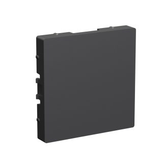 Заглушка без суппорта для многопостовых рамок Systeme Electric AtlasDesign Базальт ATN001409