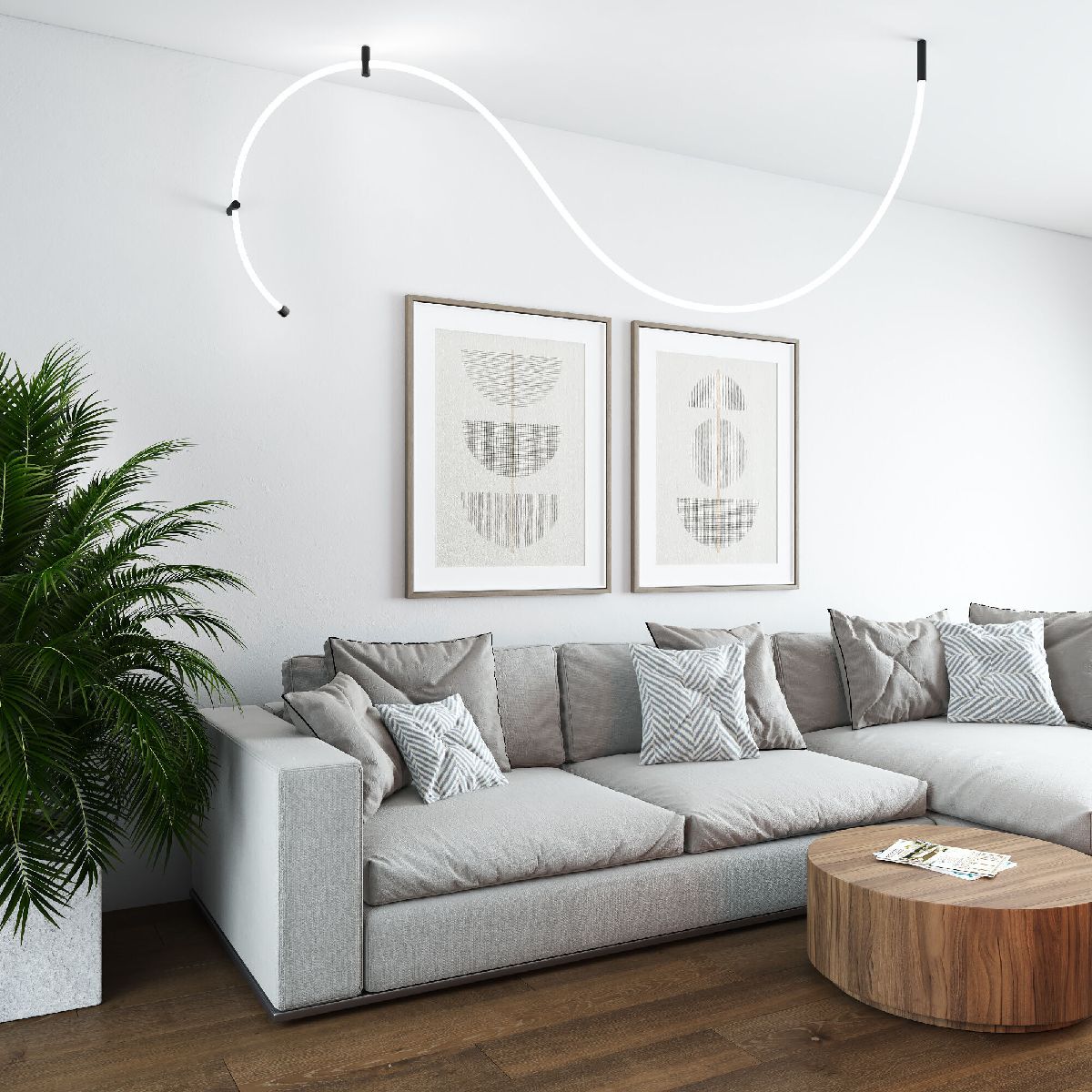 Заглушка для круглого гибкого неона Elektrostandard Full light FL 28/20 черный 4690389195884 a063439