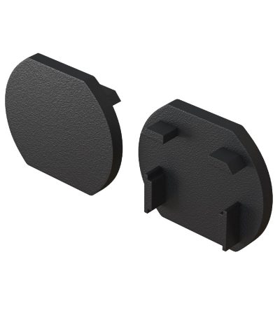 Заглушка для круглового шинопровода (2 шт.) Maytoni Basity TRA172EC-R-11B