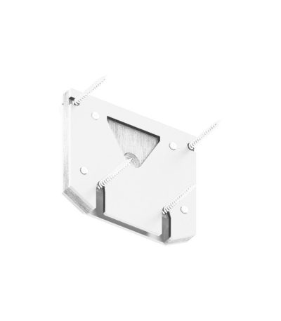 Заглушка для однофазного шинопровода Denkirs Smart Slott TR2017-WH