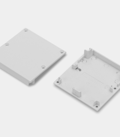Заглушки для профиля LS.5050-W DesignLed (комплект, 2 шт) LS5050-W-ECS 00-00010388