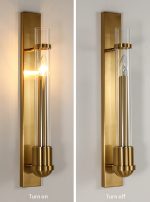 Настенный светильник Delight Collection Wall lamp 88042W brass