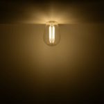 Лампа светодиодная филаментная Gauss E14 4,5W 2700K прозрачная 1141115