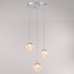 Подвесной светильник Delight Collection MD25030003-3A chrome/clear