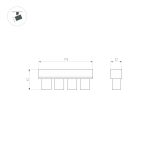 Трековый светильник Arlight MAG-ORIENT-KRATER-L195-12W Day4000 (WH, 25 deg, 48V, DALI) 037331