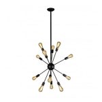 Подвесная люстра iLamp Twins Loft209-12B