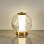 Настольная лампа Delight Collection OT2437-T brass/clear