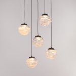 Подвесной светильник Delight Collection MD25030003-5A matt black/clear