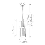 Подвесной светильник Kichler Kimrose QN-KIMROSE-MP-PN