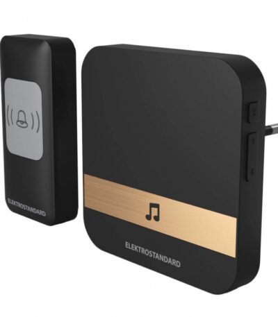 Звонок беспроводной Elektrostandard DBQ24M WL 52M IP44 черный 4690389146862