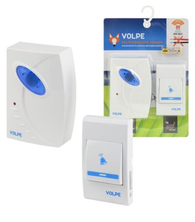 Звонок беспроводной (UL-00002401) Volpe UDB-Q025 W-R1T1-16S-80M-WH