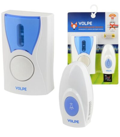 Звонок беспроводной (UL-00002403) Volpe UDB-Q027 W-R1T1-16S-80M-WH