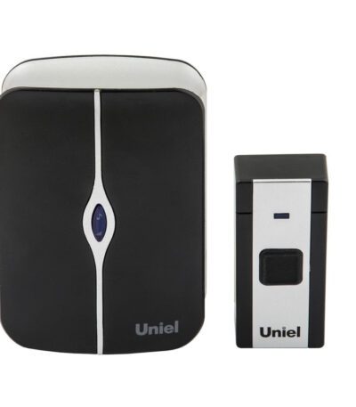 Звонок электронный (UL-00006438) Uniel UDB-093W-R1T1-36S-BL/WH